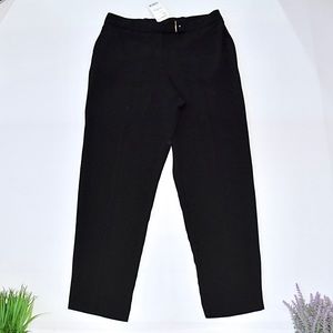 Mango women's plus size S Violeta collection High Waist Black Trousers Stock5